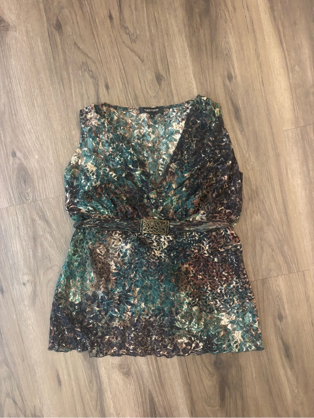 Karen Kane Floral Tank Top